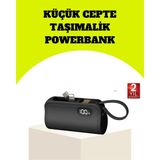 Epilons Dahili Type-C Konektörlü Mini 2000MAH Powerbank - Çok Renkli