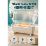Epilons Dekoratif Hava Nemlendirici Ve Aromaterapi Difüzörü 280 Ml Yağmur Efektli Renkli Led Işıklı FRTKGT25DYMUCZZPDPG-V72ŞÖMİNE NEMLENDİRİCİ-5