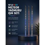 Epilons Dekoratif Rgb Led Işık Çubuğu Seti 10 Adet Çubuk Kayan Yıldız Efektli FRTKGT25DYMUCZZZ10ÇUBUKLUDEKORLED-6