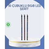 Epilons Dış Mekan Led Kayan Yıldız Işığı 10 Çubuk Aydınlatma FRTKGT25DYMUCZZZ10ÇUBUKLUDEKORLED-4
