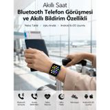 Epilons Dokunmatik Ekranı, Bluetooth Görüşme Desteği Ve Akıllı Bildirim Özellikleriyle Teknolojiyi Bileğinize Taşıyan Akıllı Saat FRTKGT25DYMUCZZT700BEYAZ-2