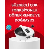 Epilons Döner Mekanizmalı Sebze Doğrayıcı Hazneli Rende