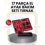Epilons El ve Ayak Bakım Seti 17 Parça Kompakt Tasarım ile Hijyenik ve Taşınabilir Kullanım