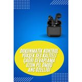 Epilons En Çok Tercih Edilen Bluetooth Kulaklık Mikrofonlu Silikonsuz Dokunmatik Kontrol - --