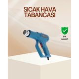 Epilons Endüstriyel 2000W Isı Tabancası Plastik Boru Lehim Boya Çıkarma