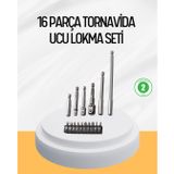 Epilons ergonomik 16 parca bits tornavida uc ve adaptor seti lisinya FRTKGT25DYMUCZZZ16LIMATKAPUCUSETİ-4