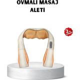 Epilons Ergonomik Ovmalı Masaj Aleti – Isıtmalı, Yoğurmalı, Boyun ve Bel Rahatlatıcı Masaj Makinesi - Renkli