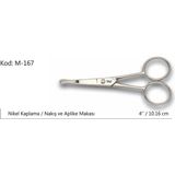 Epilons Europe Aplike ve Nakış Makası Kıvrık Küt Uçlu No:4 10,16 cm - 1 Adet - 0 - Siyah