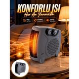 Epilons Fanlı Oda Isıtıcısı Termostat Kontrollü Soğuk Hava Üfleme Modu Yeni Nesil