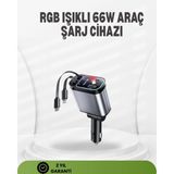 Epilons Ford, Opel, Volvo, Skoda Araçlar Için 66W Çoklu Hızlı Şarj Cihazı