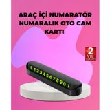 Epilons Fosforlu Araç İçi Park Kartı Numaratörü FRTKGT25DYMXUCZNUMARATÖRRRRR-5