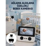Epilons Gece Görüşlü Güvenli Bebek Monitörü 720p Hd Görüntü Yeni Nesil Akıllı Kamera FRTKGT25DYMUCZZZC5XBEBEKKAMERAA-10