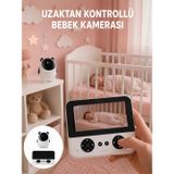 Epilons Geniş Ekranlı Bebek Monitörü Ağlama Algılama Özellikli Yeni Nesil Akıllı Kamera FRTKGT25DYMUCZZZC5XBEBEKKAMERAA-7