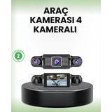 Epilons Gps’li 4 Kameralı Araç İç Dış Kayıt Sistemi 1080P Renkli Wifi Destekli Model