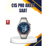 Epilons Gümüş Akıllı Saat 46mm Kasa FRTKGT25DYMUCZZZC15PROSAAT-2