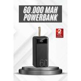 Epilons Hızlı Şarj 4 Çıkışlı Powerbank 60.000 Mah Taşınabilir Dijital Göstergeli