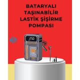 Epilons Hızlı Şişirme Güçlü Motorlu 150 Psı Araba Lastik Pompası