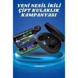 Epilons Ikili Bluetooth Kulaklık Dijital Göstergeli Uzun Pil Ömrü Yüksek Ses Kaliteli - --