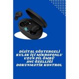 Epilons Ikili Bluetooth Kulaklık Dijital Göstergeli Uzun Pil Ömrü Yüksek Ses Kaliteli - Çok Renkli