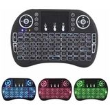 Epilons Işıklı Kablosuz Mini Klavye ve Dokunmatik Mouse Seti Türkçe Kablosuz