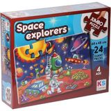Epilons Jp 31011 Space Explorers Jumbo Puzzle 24 Parça -Kspuzzle - Diğer