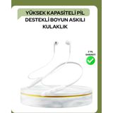 Epilons Kablosuz Bluetooth Kulaklık – Boyun Askılı, 100 Saat Pil Ömrü - Ahşap