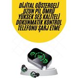 Epilons Kablosuz Bluetooth Kulaklık Çift Telefon Destekli Powerbankli Dijital Göstergeli - --