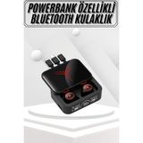 Epilons Kablosuz Bluetooth Kulaklık Powerbank Özellikli Göstergeli Hd Mikrofon - Renkli