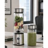 Epilons Kablosuz Cam Blender Yüksek Güçlü Smoothie Meyve Sebze Blenderı - Renkli