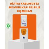 Epilons Kablosuz Kapı Zili Ev ve Ofis Için Konforlu Çözüm - Diğer - Renkli