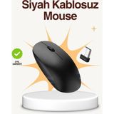 Epilons Kablosuz Sessiz Mouse – Ayarlanabilir Dpı ve USB Bağlantılı - Çok Renkli