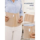 Epilons Kadın Abdominal Korse 26 cm Karın ve Bel Bölgesi 4 Kademeli Ayarlanabilir Korse