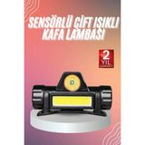 Epilons Kafa Lambası Çalışma Işığı Kafa Feneri Şarjlı Mıknatıslı Fenerli - Seçenek