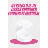 Epilons Kalıcı Oje Kurutucu Mini Uv Işınlı Taşınabilir Hızlı ve Pratik Oje Kurutucu