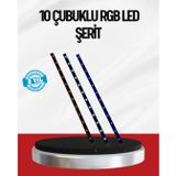 Epilons Kayan Yıldız Led Aydınlatma 10 Çubuk Dış Mekan Uyumlu FRTKGT25DYMUCZZZ10ÇUBUKLUDEKORLED-1
