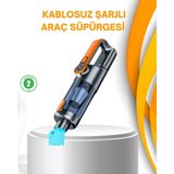 Epilons Kompakt Şarjlı El Süpürgesi Kuru ve Sıvı Temizlik 5 Atlı
