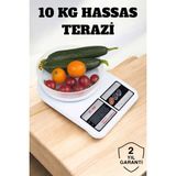 Epilons Kompakt Tasarım Tek Tuşla Sıfırlama Özelliğiyle Kullanımı Kolay Mutfak Tartısı - Seçenek