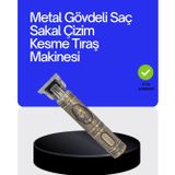 Epilons Kompakt Tasarımlı, Güçlü Motorlu Saç Sakal Kesme Makinesi Ve 4 Kılavuz Tarak FRTKGT25DYMXUCZZZRD378TIRAŞMMM-1