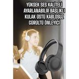 Epilons Kulak Üstü Kablosuz Bluetooth Kulaklık Gürültü Önleyici Uzun Şarj Süreli - Renkli