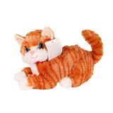 Epilons KZL-1609032 Peluş Miyavlayan Kedi -Kızılkaya Oyuncak