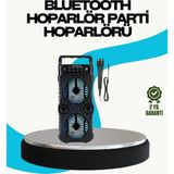 Epilons LED Işıklı Kablosuz Hoparlör - Bluetooth, Fm Radyolu, Taşınabilir Şarjlı