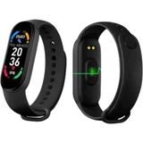 Epilons M6 Akıllı Bileklik Siyah Adımsayar Spor Takibi Android ve Ios Uyumlu - 35 - 48 mm - 01P-Pembe