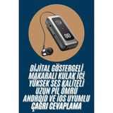 Epilons Makaralı Kulaklık Sd Kart Girişli Dijital Göstergeli Kablolu Bluetooth Kulaklık