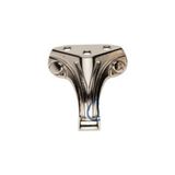 Epilons Moda Ahşap, Mdf, Sunta Sandık Ayağı, Kutu Ayak 4,5 cm - Nikel - Beyaz