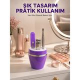 Epilons Mor Manikür Pedikür Seti Taşınabilir Kişisel Bakım Kiti