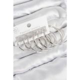 Epilons Pirinç Halka Model Gümüş Renk Kadın Set Küpe - TJ-BKP11046