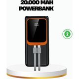 Epilons Powerbank 20000 Mah 22.5W Hızlı Şarjlı ve Kompakt Çoklu Kablo Çıkışlı - Çok Renkli