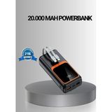 Epilons Powerbank 20000 Mah Yüksek Kapasiteli ve 22.5W Hızlı Şarj Destekli