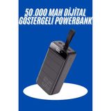 Epilons Powerbank 50.000 Mah Dijital Göstergeli Taşınabilir 4 Portlu Hızlı Powerbank - Renkli