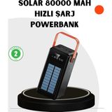 Epilons Powerbank Hızlı Şarj Solar Güneş Enerjili Çok Girişli - Renkli
